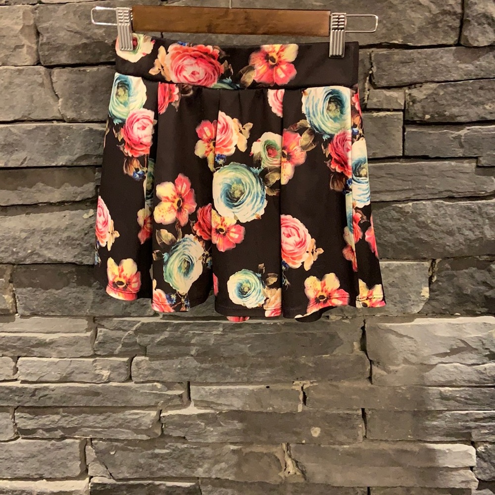 Joshua Perets flower skirt